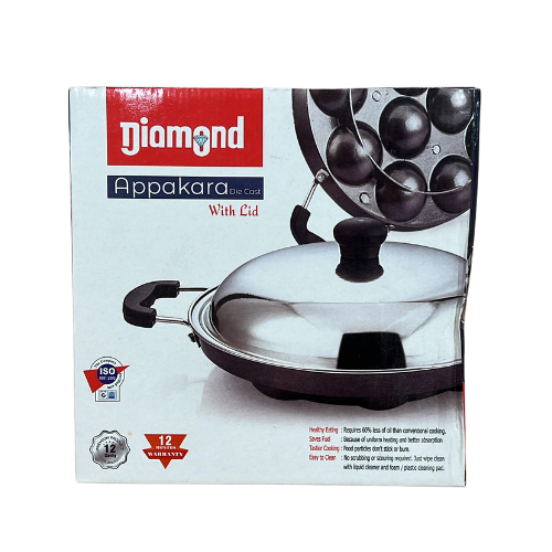 DIAMOND PLUS APPAM MAKER - 12 SCOOPS