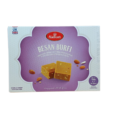 Buy Haldirams Besan Burfi  Online from Lakshmi Stores, UK