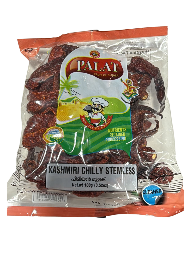 PALAT KASHMIRI CHILLY STEMLESS 100G