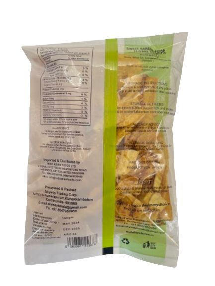 MALABAR CHOICE SWEET BANANA CHIPS (LONG CUT) 150G