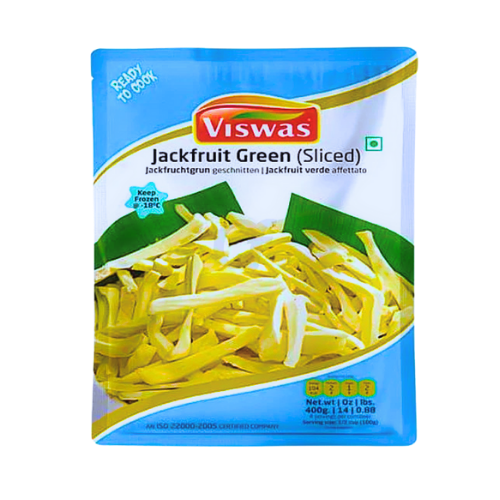 VISWAS FROZEN SLICED GREEN JACKFRUIT 400G