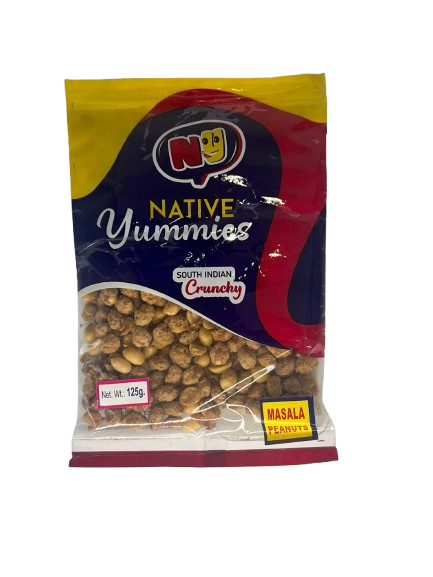 NATIVE YUMMIES MASALA PEANUTS 150G