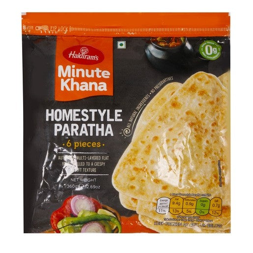 HALDIRAMS FROZEN HOMESTYLE PARATHA 360G