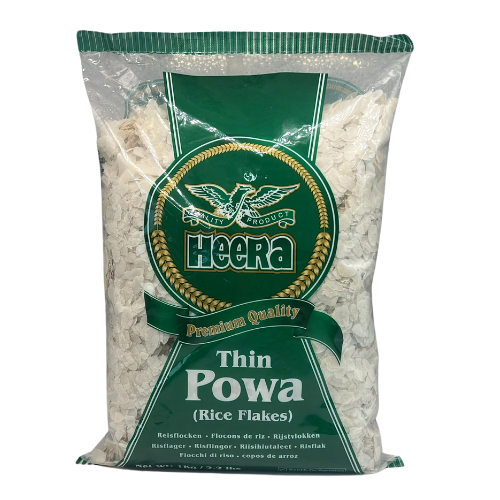 Buy Heera Powa (White Rice Flakes) Thin 1kg Online – Lakshmi Stores UK