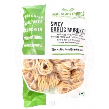 MALABAR CHOICE SPICY GARLIC MURUKKU 150G
