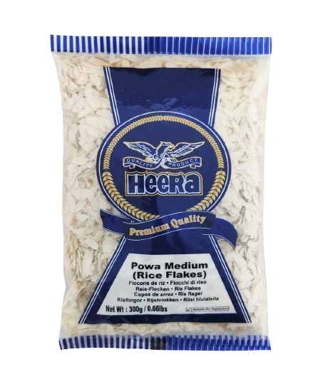 HEERA POWA (WHITE RICE FLAKES) MEDIUM 300G