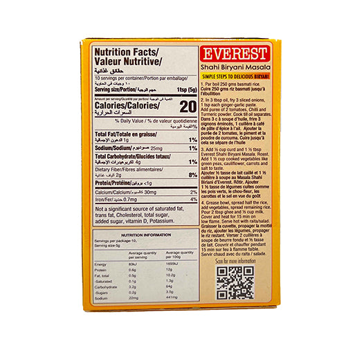 EVEREST SHAHI BIRYANI MASALA 50G