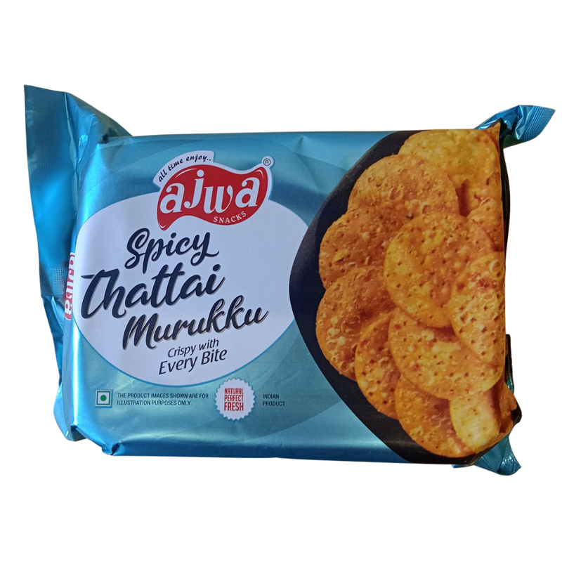 AJWA  SPICY  THATTAI MURUKKU Online from Lakshmi Stores, UK
 