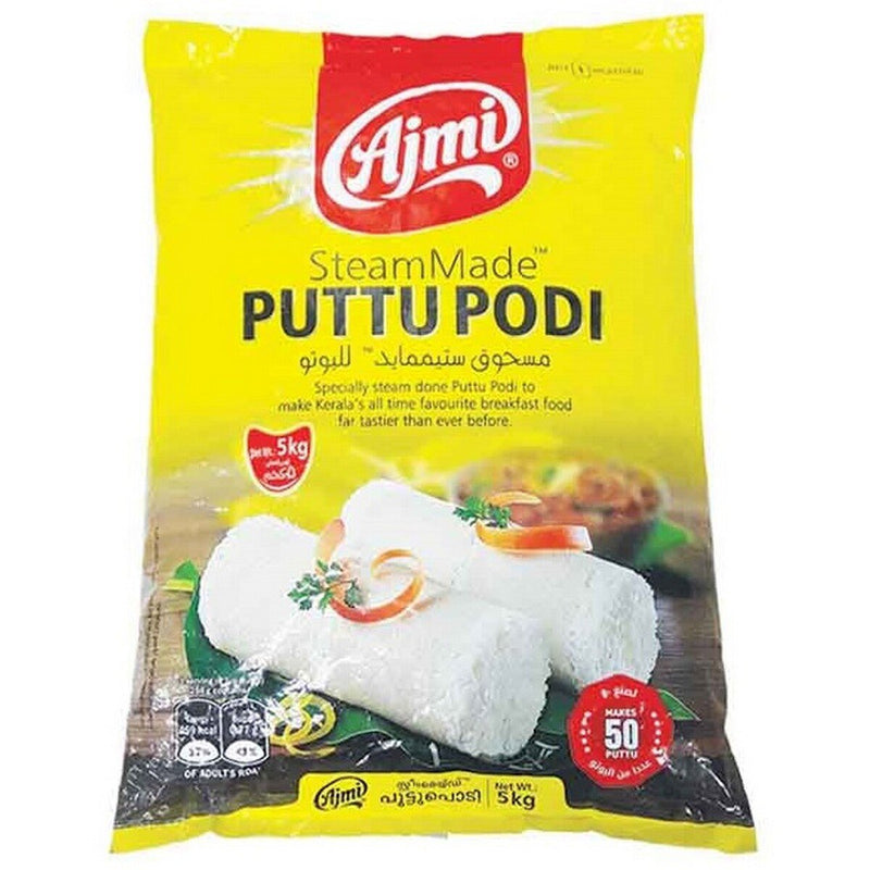 Buy Ajmi Steam Made White Puttu Podi 5kg Online