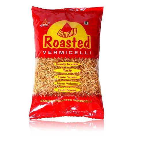 Bambino Roasted Vermicelli 800g – Golden roasted noodles, tasty choice for quick Indian meals