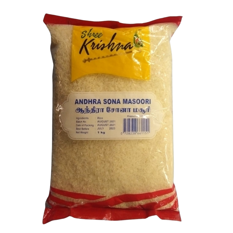 Buy Shree Krishna Sona Masoori Rice 1kg Online
