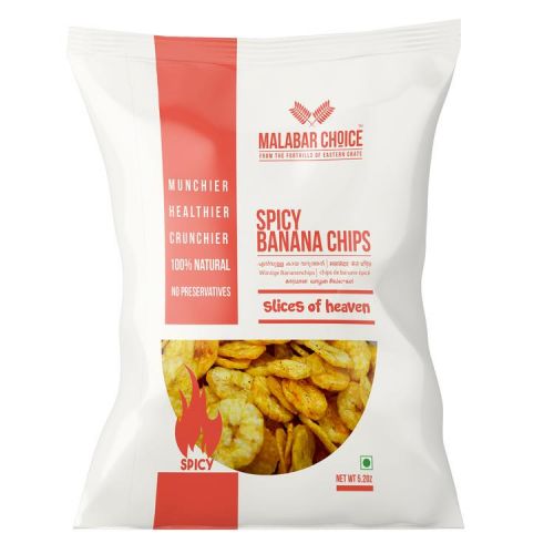 Buy MALABAR CHOICE SPICY BANANA CHIPS Online in UK