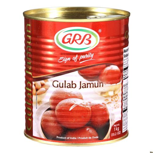 Buy GRB Canned Gulab Jamun 500g Online