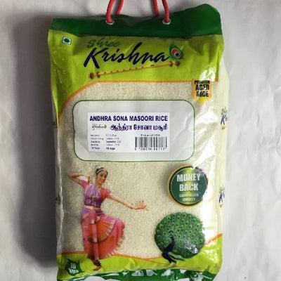 Buy SHREE KRISHNA SONA MASOORI RICE CLEAR BAG Online in UK